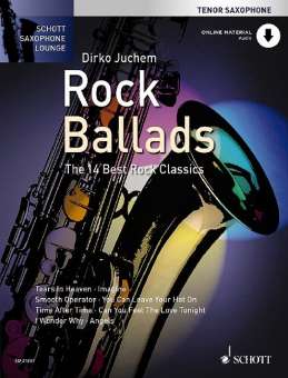 Rock Ballads - Tenor-Saxophon (mit Online-Material)