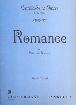 Romance op.37 : für Flöte und Klavier