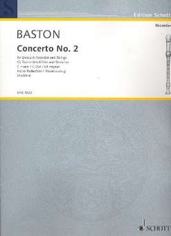 Konzert C-Dur Nr.2 : für Sopranblockflöte