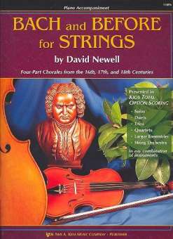 Bach and Before for Strings - Klavier / Piano
