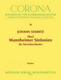 3 Mannheimer Sinfonien (Partitur)