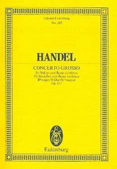 Concerto grosso in B Major op.6,7 : for