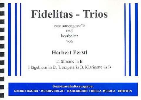 Fidelitas-Trios (2. Stimme in Bb)