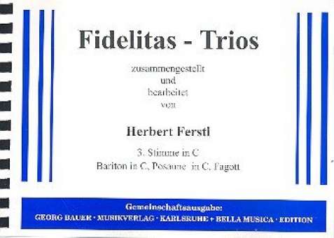 Fidelitas-Trios (3. Stimme in C)