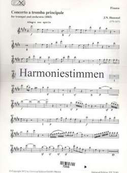 Concerto a tromba principale E-Dur :