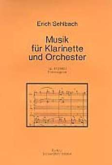 Musik für Klarinette und Orchester (1942) op.41 :