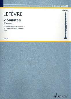 2 Sonaten für Klarinette (Flöte, Oboe) und Basso continuo