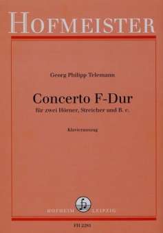 Concerto F- Dur, Klavierauszug