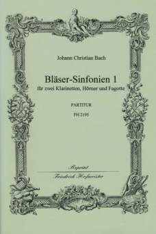 Bläser-Sinfonien 1-3 - Partitur