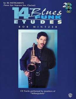 14 Blues & Funk Etudes - B-Flat Instruments (Tenor Sax, Soprano Sax, Clarinet)