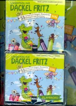Liederhits mit Dackel Fritz (+3 CD's) :