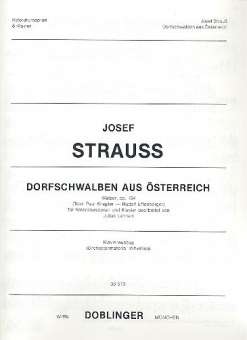 Dorfschwalben aus Österreich op. 164