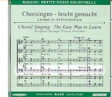 Petite messe solennelle : CD Chorstimme Bass