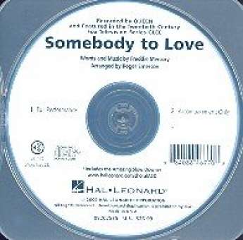 Sombody to love : Playback-CD
