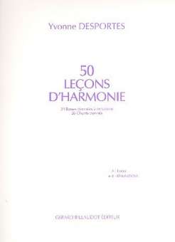 50 lecons d'harmonie vol.B : réalisations