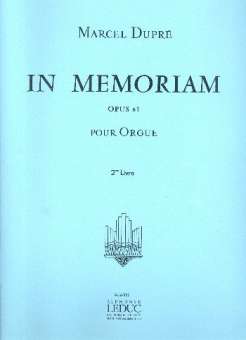 In memoriam op.61 vol.2 : pour