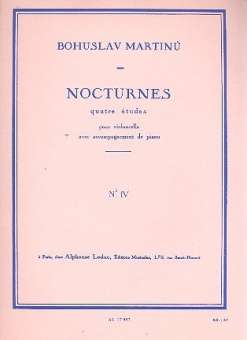 Nocturnes : pour violoncelle et piano