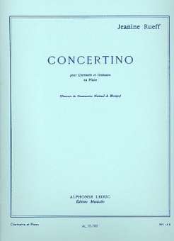 Concertino op.15 pour clarinette et orchestre :
