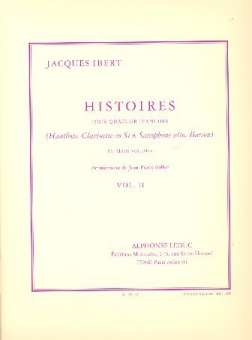 Histoires vol.2 pour quatuor d'anches
