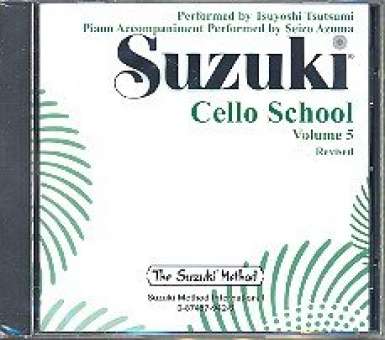 Suzuki Cello School vol.5 : CD