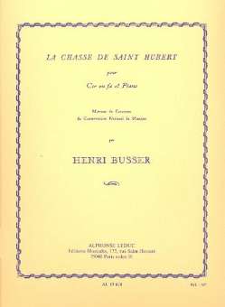 La Chasse de Saint Hubert :