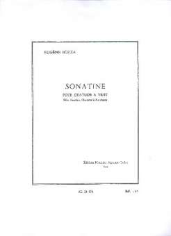 Sonatine : pour flute, hautbois,