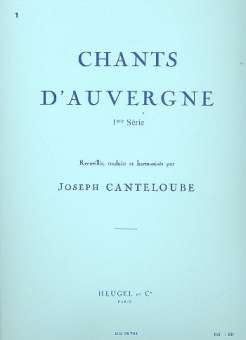 Chants d'Auvergne vol.1