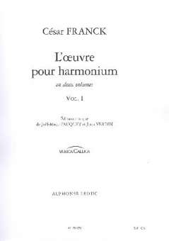 L'oeuvre pour harmonium vol.1
