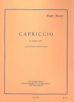 Capriccio : pour trombone et piano