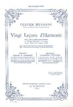 20 Lecons d'harmonie (dt/en/frz)