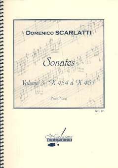 Sonates vol.3 (K454-461) :