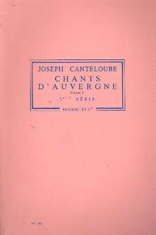 Chants d'Auvergne vol.3 (serie 5) :