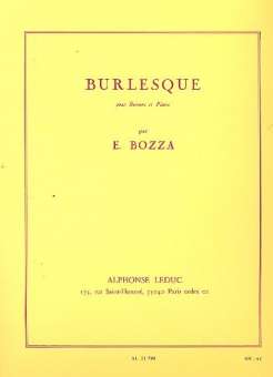 Burlesque : pour basson et piano