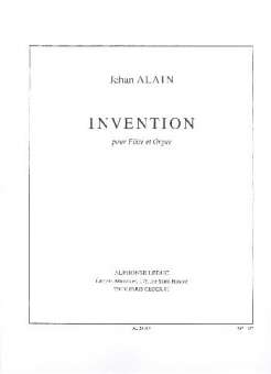 Invention : pour flûte et orgue