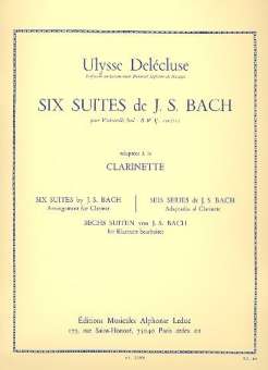 6 suites de J.S. Bach BWV1007-BWV1012 :