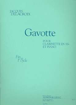 Gavotte : pour clarinette et piano