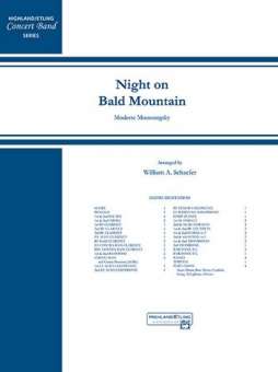 Moussorgsky, M arr. Schaefer : Night on Bald Mountain (concert band)