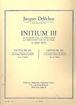 Initium vol.3 : pour percussion (autre