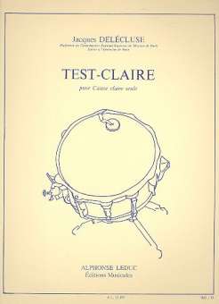 Test-Claire : pour caisse claire