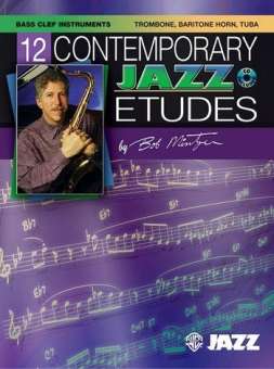 12 Contemporary Jazz Etudes (+CD) : for trombone