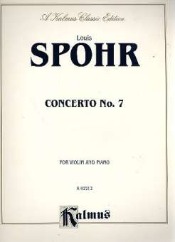 Concerto no.7 op.38 for violin