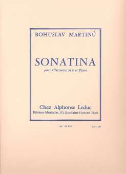 Sonatina : pour clarinette et piano
