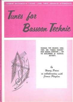 Tunes for bassoon : Technic