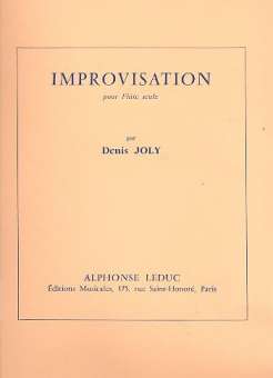 Improvisation : pour flûte seule