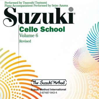 Suzuki Cello School vol.6 : CD