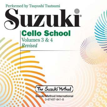 Suzuki Cello School vol.3-4 : CD