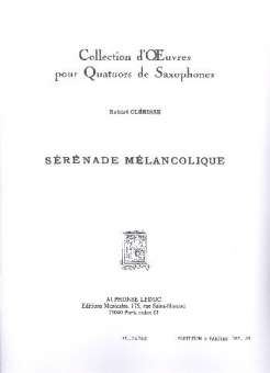 Sérénade mélancholique : für