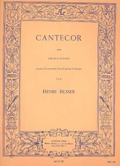 Cantecor : pour cor en fa et piano