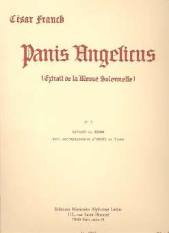 Panis angelicus : pour