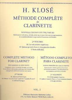 Methode complete de clarinette :